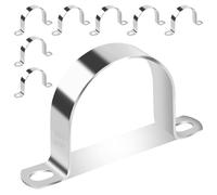 YFLeomry 8 fascette stringitubo Ø 60 mm, fascette in acciaio inox per il fissaggio, supporto universale in metallo, fascetta di fissaggio per tubi dell'acqua, cavi, cavi