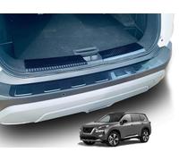 YFMYCAR Protezione paraurti posteriore per Nissan X-Trail 2023 2024, accessori in acciaio inossidabile, rivestimento protettivo per portiera (esterna, fibra di carbonio)