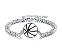 YFN Collana con ciondolo a forma di musica, in argento Sterling, per donne, uomini, atleti, amanti della musica, Normal, Argento sterling, Non pietra preziosa