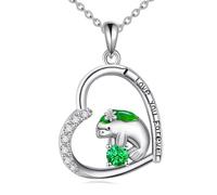 YFN Collana da mare in argento Sterling con ciondolo a forma di mucca di mare, per le donne, regalo per gli amanti delle mucche di mare