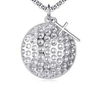 YFN Collana sportiva in argento Sterling con scritta in inglese "Never Give Up I Can Do All Things", gioiello sportivo regalo per donne e uomini, Normal, Argento sterling, Nessuna pietra preziosa