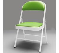YFQYRB Sedie Pieghevoli Portatile Sedia Da Ufficio Pieghevole Con Piedi Antiscivolo Leggere Sedie Da Pranzo Pieghevoli Per Soggiorno Camera Da Letto(Green)
