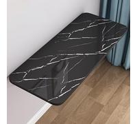 YFQYRB Tavolo Pieghevole A Parete in Legno Versatile Tavolo da Pranzo Pieghevole 100x50cm Tavolino Porta PC da Parete Galleggiante Tavolo Pieghevole A Muro(Black Stone,100x50cm/40x20in)
