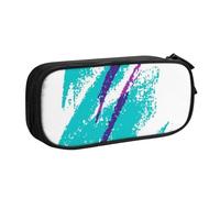 YFSGDLBN 90's Cup Design stampato Grande Capacità Matita Caso Doppio Matita Pouch Portatile Cancelleria Pouch, Nero , Taglia unica, Portamonete