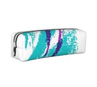 YFSGDLBN 90's Cup Design stampato in pelle matita caso portatile cancelleria sacchetto penna caso, bianco, Taglia unica, Portamonete