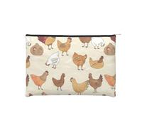 YFSGDLBN A Brood of Chickens - Trousse per cosmetici, riutilizzabile, in carta stampata