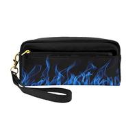 YFSGDLBN Astuccio per matite con stampa a fiamma, colore: blu