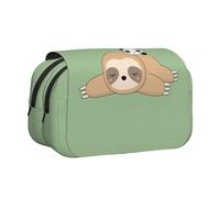 YFSGDLBN Astuccio per penne a conchiglia con stampa con panda e bradipo