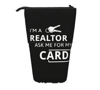 YFSGDLBN Astuccio telescopico con stampa "I'm A Realtor Ask Me"