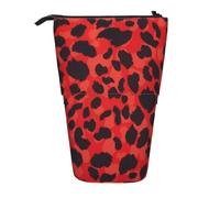 YFSGDLBN Astuccio verticale telescopico con stampa leopardata rossa