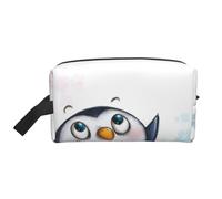 YFSGDLBN Beauty case da viaggio con stampa "I Love Penguins"