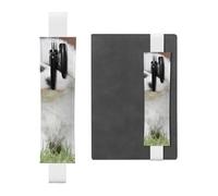 YFSGDLBN Bichon Frise - Astuccio portapenne in pelle stampata con cane, bianco, Taglia unica, Portamonete