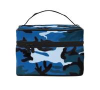 YFSGDLBN Blu Camo stampato Cosmetic Bag Storage Bag Makeup Bag