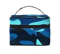 YFSGDLBN Blu Camo stampato Cosmetic Bag Storage Bag Makeup Bag