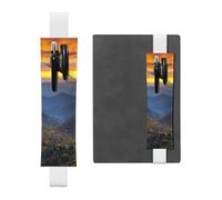 YFSGDLBN Blue Ridge Parkway Mountains, portapenne in pelle stampata con segnalibri, astuccio portapenne, bianco, Taglia unica, Portamonete