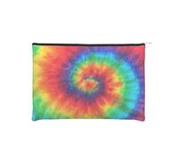YFSGDLBN Borsa cosmetica riutilizzabile della borsa cosmetica stampata hippies della tintura della cravatta