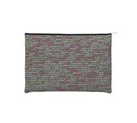 YFSGDLBN Borsa cosmetica riutilizzabile di carta stampata di codice di programmazione del programmatore