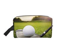 YFSGDLBN Borsa da toeletta da viaggio portatile stampata con palline da golf