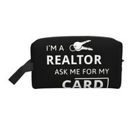 YFSGDLBN Borsa da viaggio con stampa "I'm A Realtor Ask Me"
