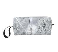 YFSGDLBN Borsa da viaggio per cosmetici da viaggio con stampa di ascensore da sci con cavo invernale
