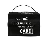 YFSGDLBN Borsa per cosmetici con stampa "I'm A Realtor Ask Me"