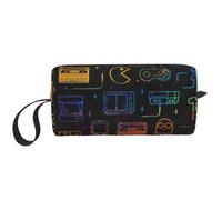 YFSGDLBN Borsa per il trucco quotidiana della borsa di immagazzinaggio del sacchetto di ricezione stampata del modello di videogioco