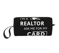 YFSGDLBN Borsa portatile da viaggio con scritta "I'm A Realtor Ask Me"
