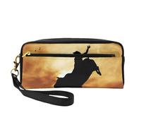 YFSGDLBN Cool Bull Riding - Astuccio per matite con stampa, piccola borsa per trucchi
