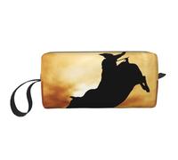 YFSGDLBN Cool Bull Riding - Borsa porta trucchi con stampa