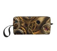 YFSGDLBN Cool Steampunk Gears Stampato Ricevere Bag Daily Storage Bag Makeup Bag