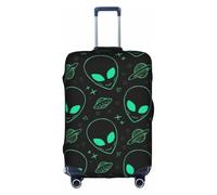 YFSGDLBN Copertura protettiva per valigie con stampa di alieni, bianco, M