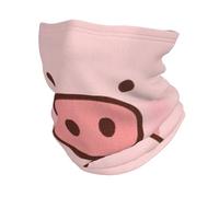 YFSGDLBN Cute Pig stampato Microfibra scaldacollo Maschera termica Protezione elastica del collo