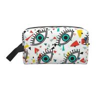YFSGDLBN Evil Eyes - Borsa da viaggio per cosmetici, con stampa di occhi diabolici