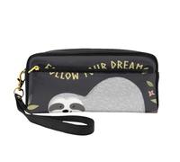 YFSGDLBN Follow Your Dreams - Astuccio per matite con stampa bradipo