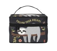 YFSGDLBN Follow Your Dreams - Trousse con stampa bradipo