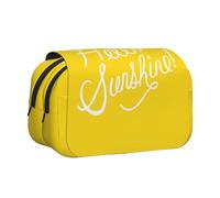 YFSGDLBN Goodlooking Hello Sunshine - Astuccio per penne a conchiglia con stampa a doppia conchiglia