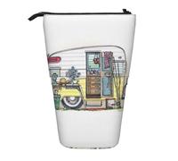 YFSGDLBN Happy Campers - Astuccio telescopico con stampa verticale