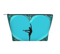 YFSGDLBN I Love Gymnastics - Borsa da viaggio per cosmetici, con stampa giornaliera, Nero , Taglia unica