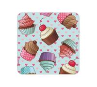 Yfsgdlbn Magnete da frigorifero in acrilico stampato con motivo a cupcake, copertura decorativa
