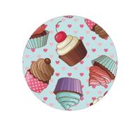 Yfsgdlbn Magnete da frigorifero in acrilico stampato con motivo a cupcake, copertura decorativa