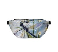 YFSGDLBN Marsupio a tracolla con stampa con libellula, stile casual quotidiano, Nero , Taglia unica