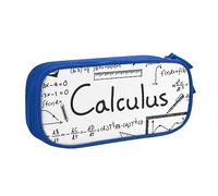 YFSGDLBN Math Geometry Geek Calculus stampato grande capacità matita caso doppio astuccio portatile cancelleria sacchetto, Blu, Taglia unica, Portamonete