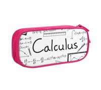 YFSGDLBN Math Geometry Geek Calculus stampato grande capacità matita caso doppio astuccio portatile cancelleria sacchetto, rosa, Taglia unica, Portamonete