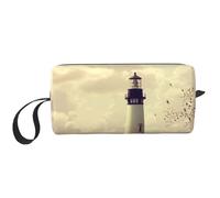 YFSGDLBN Old Lighthouse - Borsa per il trucco con stampa di un faro