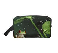 YFSGDLBN Peace Tree Frog - Borsa da viaggio per cosmetici, con stampa a forma di rana
