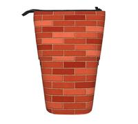 YFSGDLBN Red Brick Wall Texture Stampato Matita Telescopica Verticale Astuccio