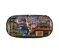YFSGDLBN San Francisco - Astuccio per matite con stampa, astuccio portatile per cancelleria, Nero , Taglia unica, Portamonete