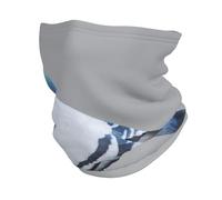 YFSGDLBN Scaldacollo in microfibra stampata piccione Maschera termica Protezione elastica per il collo