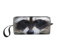 YFSGDLBN Simpatico procione stampato Ricevere borsa portatile viaggio cosmetico borsa da toilette borsa di immagazzinaggio, bianco, Taglia unica
