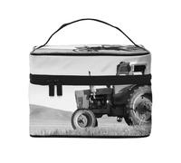 YFSGDLBN Trattore agricoltura Tranquil stampato Cosmetic Bag Storage Bag Makeup Bag
